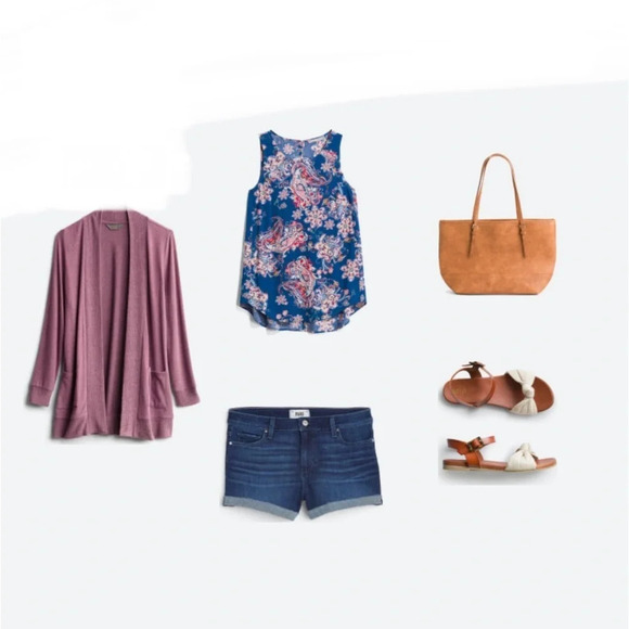 Daniel Rainn for Anthropologie Albado Blue Crew Neck Sleeveless Top Size Smalll - Picture 10 of 10